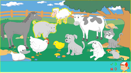 Los animales domésticos, juego de Pipo. Dibujos y puzzles para imprimir. Los animales domésticos, juego de Pipo. Dibujos y puzzles para imprimir.
