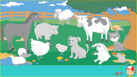 Los animales domésticos, juego de Pipo. Dibujos y puzzles para imprimir. Los animales domésticos, juego de Pipo. Dibujos y puzzles para imprimir.