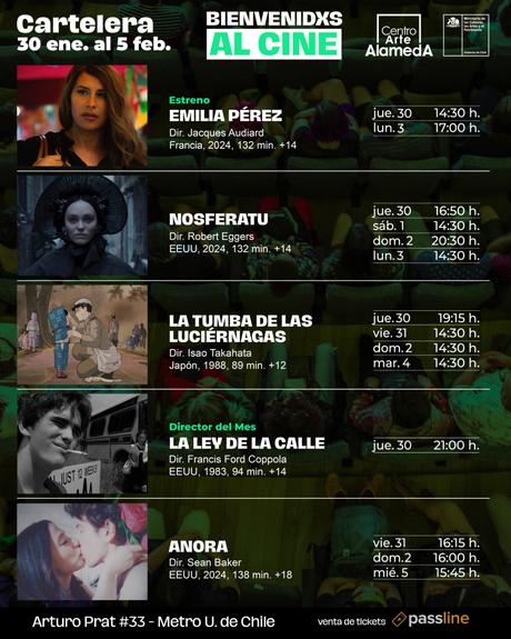 Descubre la Cartelera del Centro Arte Alameda del 30 de enero al 5 de febrero Descubre la Cartelera del Centro Arte Alameda del 30 de enero al 5 de febrero