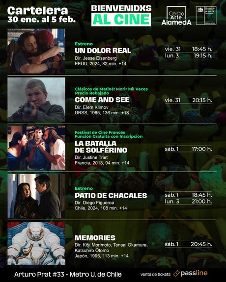 Descubre la Cartelera del Centro Arte Alameda del 30 de enero al 5 de febrero Descubre la Cartelera del Centro Arte Alameda del 30 de enero al 5 de febrero