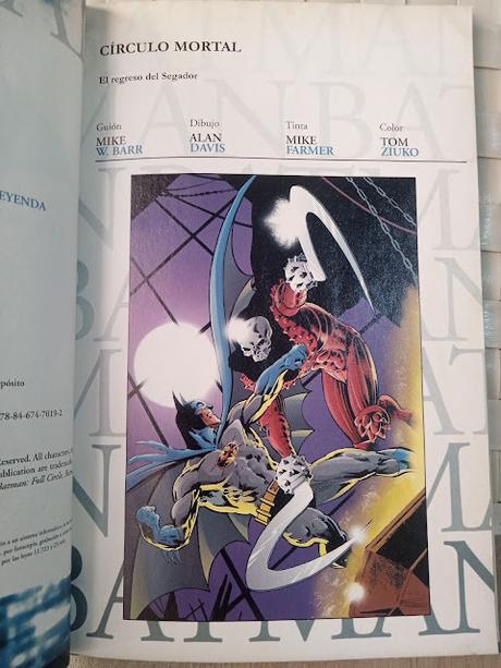 Círculo mortal El regreso del segador BATMAN Tomo 5