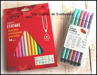 Compras papeleria material escolar low cost en PEPCO Compras papeleria material escolar low cost en PEPCO lapices de colores rotuladores blogger beautyblogger blog de belleza opositora microinfluencer nuevo post new post