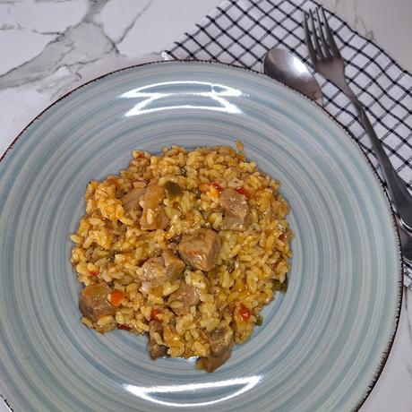 Arroz meloso con secreto