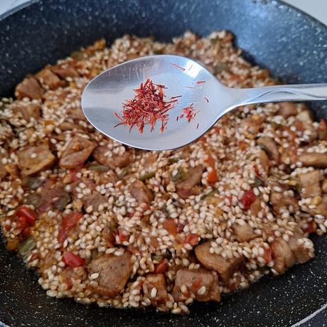 Arroz meloso con secreto