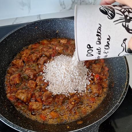 Arroz meloso con secreto