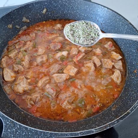 Arroz meloso con secreto