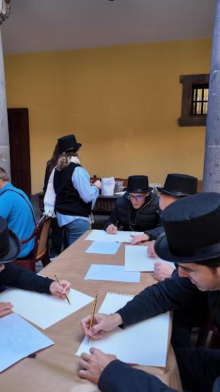 ACAI, vista en la casa de Colón, la pintura de Juan de Miranda, por Manu Medina