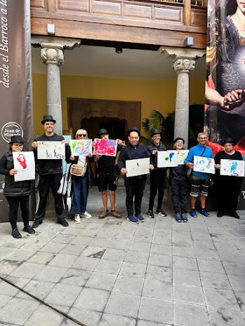 ACAI, vista en la casa de Colón, la pintura de Juan de Miranda, por Manu Medina