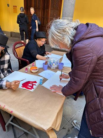 ACAI, vista en la casa de Colón, la pintura de Juan de Miranda, por Manu Medina