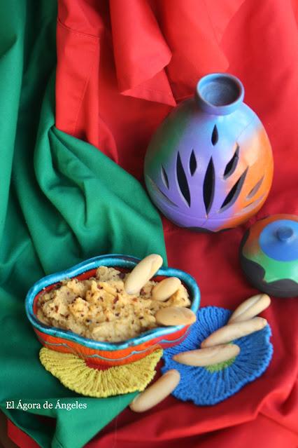 Hummus de calabaza asada El Ágora de Ángeles