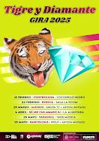 Tigre y Diamante presenta sus conciertos de la mano de Girando por Salas en 2025