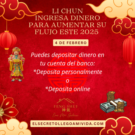 🌸🌺🌼Li Chun💰Ingresa dinero para aumentar su flujo este 2025 el martes 4 de febrero.