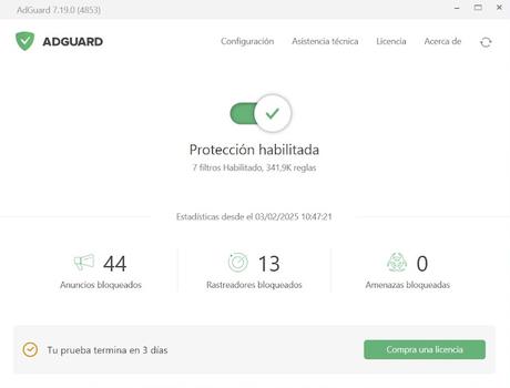 AdGuard 2025 para windows, explora la web con total seguridad y sin publicidad