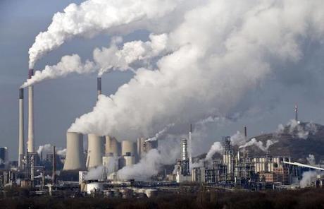 Las emisiones de carbono contribuyen al calentamiento global