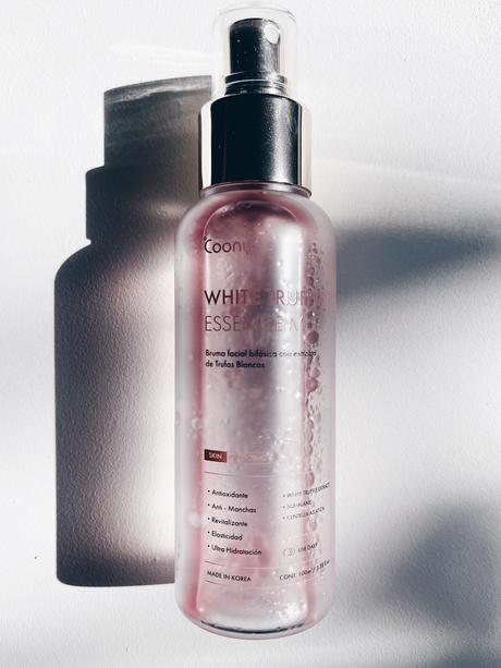 Coony esencia lanzamientos trufas blancas White truffles essence Esencia que es para que sirve como se usa ingredientes opinión Coony acné serum spot mascarilla que se funde manos cicamomille cleansing Balm peeling pies retinol aloe vera parches