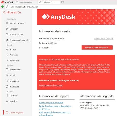 AnyDesk 2025 para windows, accede y controla rápidamente tu ordenador desde cualquier lugar