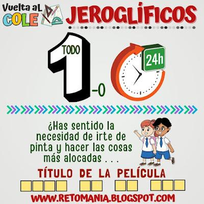 JEROGLÍFICOS Desafíos matemáticos, Retos matemáticos, Problemas matemáticos, Retos Visuales, Retos mentales, Retos Virales, De Vuelta al Cole, De Regreso a Clases, Volver al Cole, Jeroglíficos, Jeroglíficos Escolares, Jeroglíficos con Solución, Acertijos, Acertijos Visuales