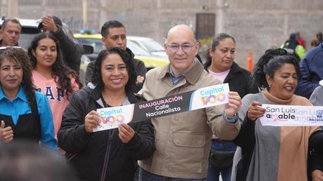 Enrique Galindo entrega rehabilitación integral de la calle Nacionalista