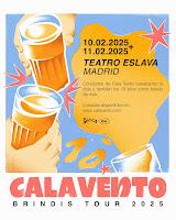 Doble concierto de Cala Vento en el Teatro Eslava dentro de su Brindis Tour