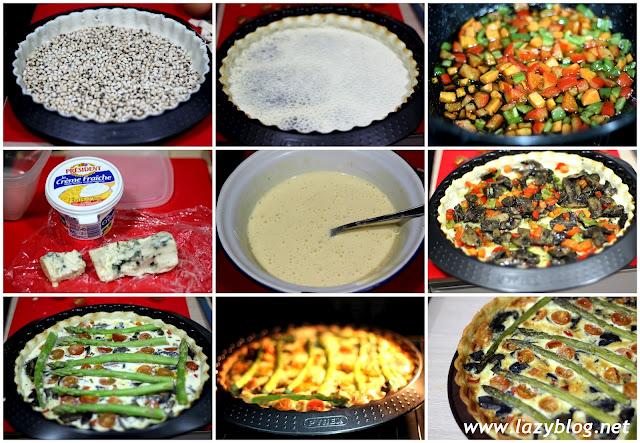 Tarta de verduras al horno