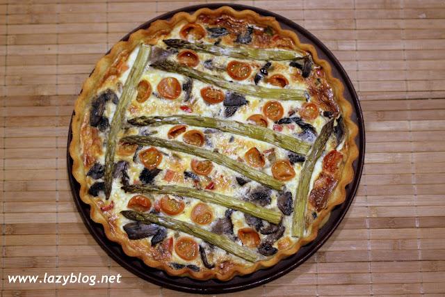 Tarta de verduras al horno