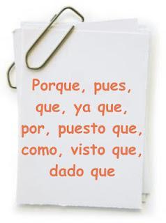 Tipos de oraciones subordinadas causales Tipos de oraciones subordinadas causales