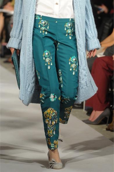 OSCAR DE LA RENTA FALL 2012: UN LUJO PARA LOS SENTIDOS