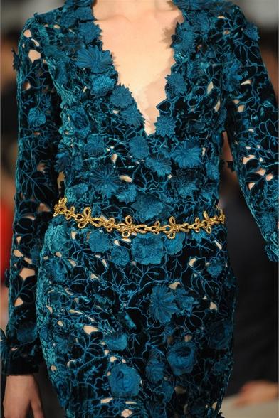 OSCAR DE LA RENTA FALL 2012: UN LUJO PARA LOS SENTIDOS