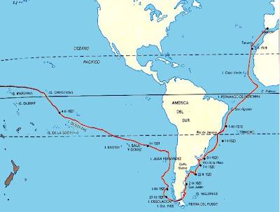 PRIMERA VUELTA AL MUNDO POR MAGALLANES Y ELCANO