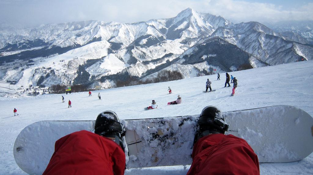Esquiando en Ishiuchi, Echigo Yuzawa
