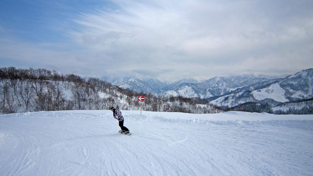 Esquiando en Ishiuchi, Echigo Yuzawa