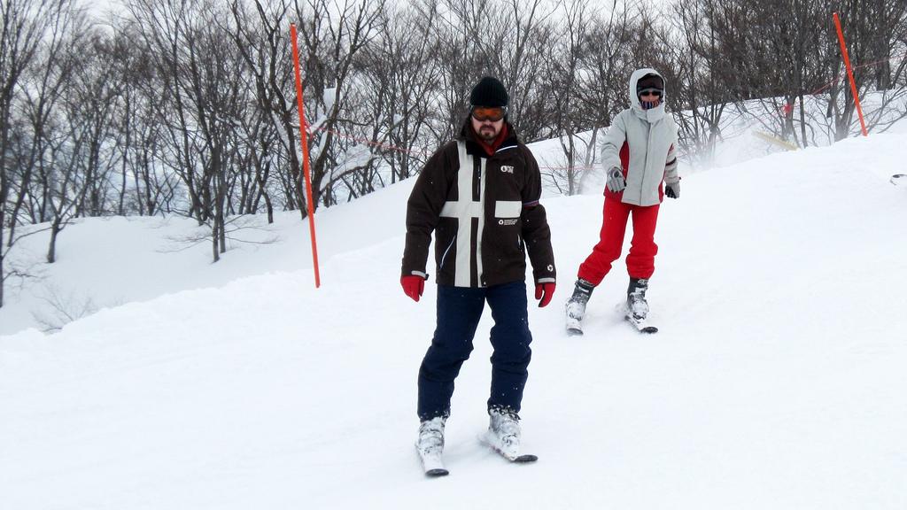 Esquiando en Ishiuchi, Echigo Yuzawa