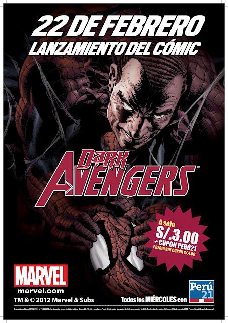 Dark Avengers en Perú21 desde el 22 de febrero