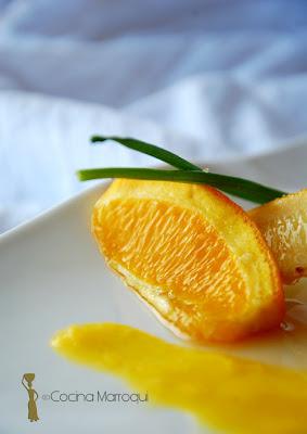 Filetes de loup con taboulé caliente a los cítricos