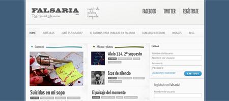 Descubre una nueva red social literaria: Falsaria