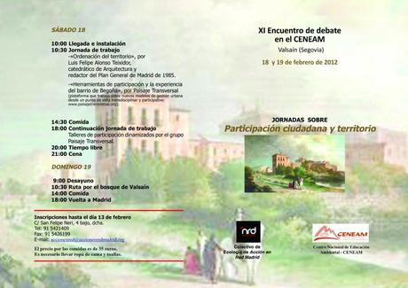 Paisaje Transversal en las jornadas Participación ciudadana y territorio