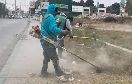 Soledad de Graciano Sánchez refuerza la limpieza vial con operativo que recolectó más de 33 toneladas de desechos urbanos