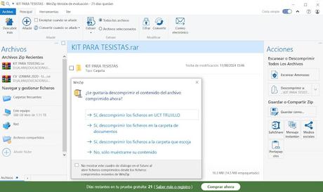WinZip 2025 para windows, genial compresor y descompresor de archivos de manera segura WinZip 2025 para windows, genial compresor y descompresor de archivos de manera segura