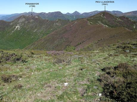 La Proída-Las Ḷḷagunas de Ḷḷagüeños-Picu Ḷḷagüeños-El Cuetu l´Osu-Penamayor