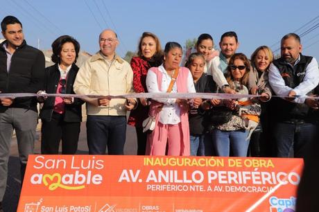 San Luis Potosí transforma la avenida Anillo Periférico en un antes y un después para la zona