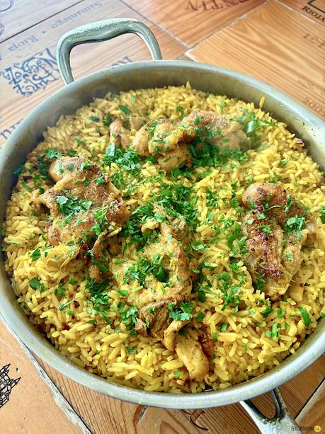 Arroz amarillo con pollo, para cuándo no sepas que cocinar