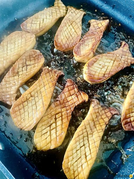Setas de cardo con hoisin y salsa de ostras, una opción vegetariana de lujo Setas de cardo con hoisin y salsa de ostras, una opción vegetariana de lujo