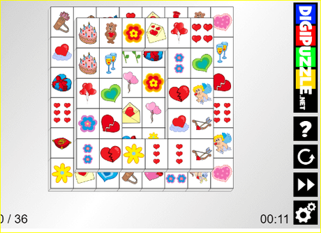 Mahjong de San Valentín