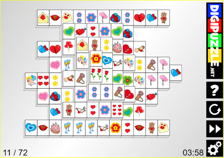 Mahjong de San Valentín