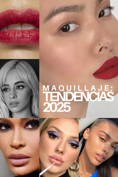 Tendencias maquillaje 2025 Mac trends labios ojos peinados Argentina productos cejas invierno otoño verano primavera