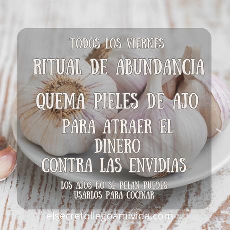 🌟 Ritual de los Ajos para el Dinero 🫰🏼