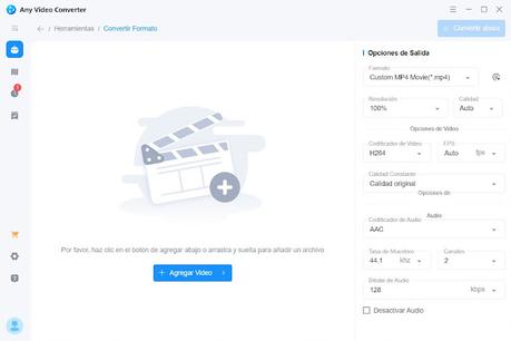 Any Video Converter Free 2025 para windows, genial convertidor gratuito de archivos multimedia