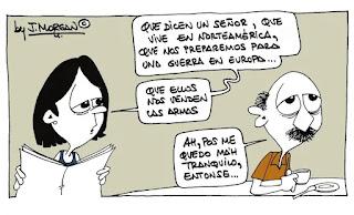 De las viñetas de humor de hoy sábado, 8 de febrero de 2025