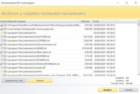 Revo Uninstaller Free 2025 para windows, desinstala tus programas por completo desde la raíz