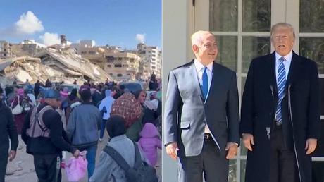 Trump propone la limpieza étnica de Gaza para construir la “Riviera del Medio Oriente”